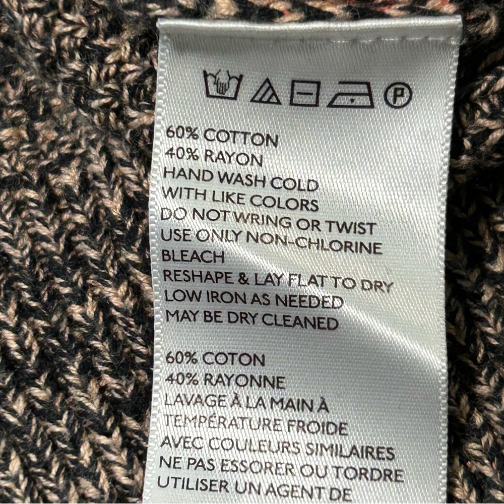 Urban Outfitters Ecote Intarsia Pullover Sweater Womens Small Boho‎ Art - Picture 4 of 6